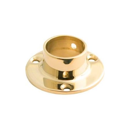 Lavi Industries Lavi Industries, Flange, Wall, for 1" Tubing, Polished Brass 00-500/1